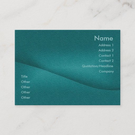Customizable Balance Profile Card Business Cards