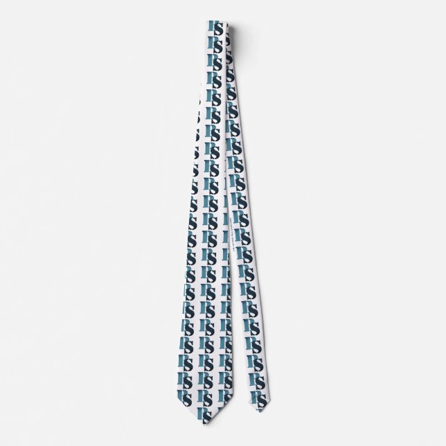 "BALANCE SHEET" NECK TIE (Front)