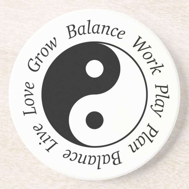 Balance Yin Yang Coaster (Front)