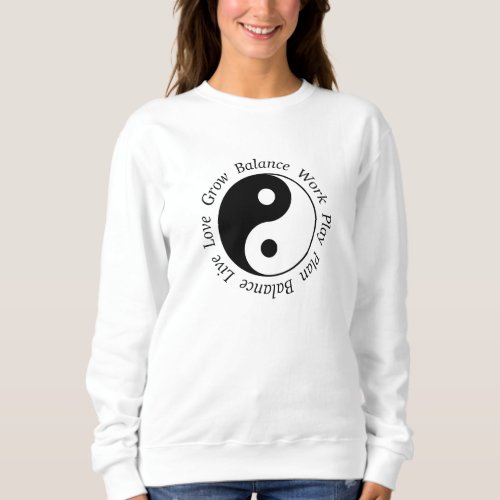Balance Yin Yang Symbol Sweatshirt