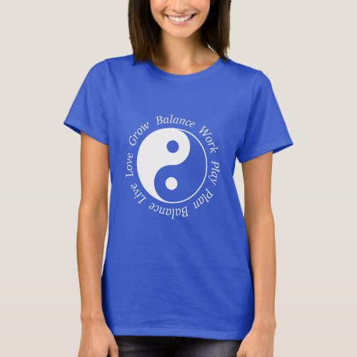 Balance Yin Yang Symbol T_Shirt