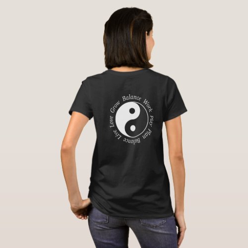 Balance Yin Yang Symbol T_Shirt