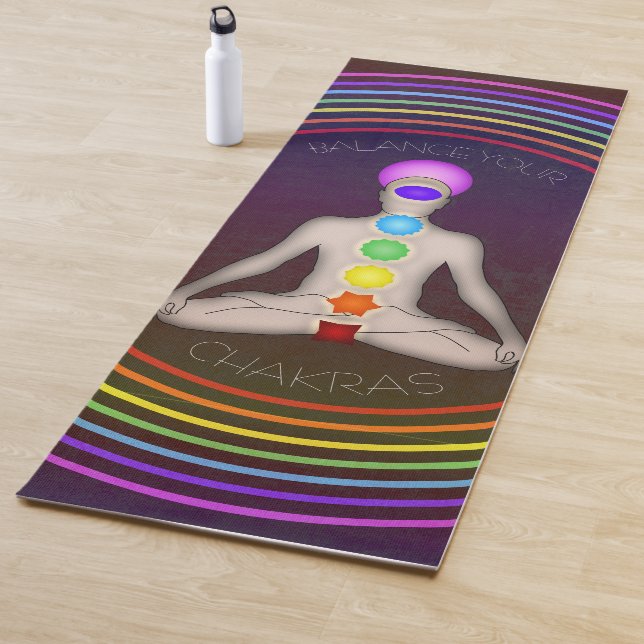 Balance your Chakras Yoga Mat (In Situ)