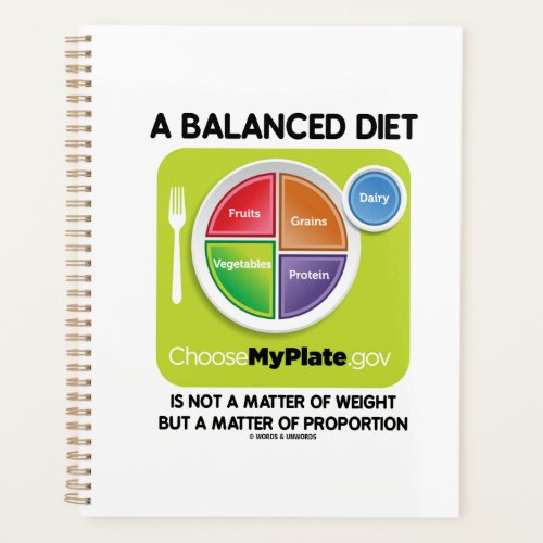 Balanced Diet Not A Matter Weight But Proportion Planner