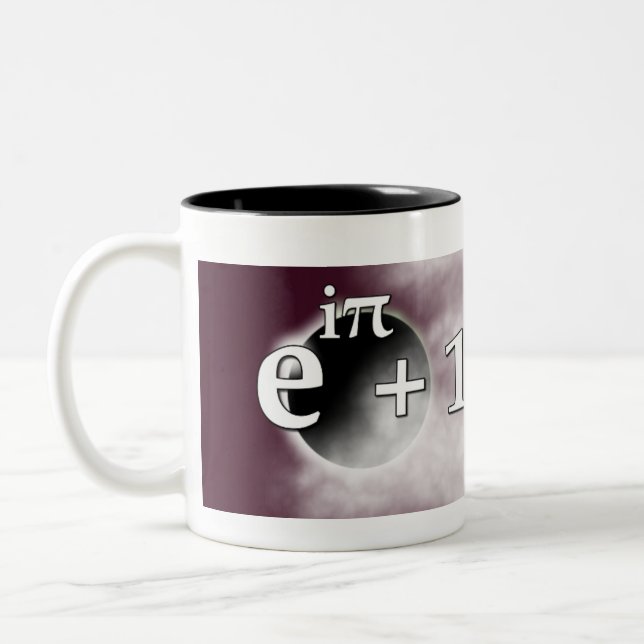 Balanced Meaning of Life Mug with Euler's Identity (Left)