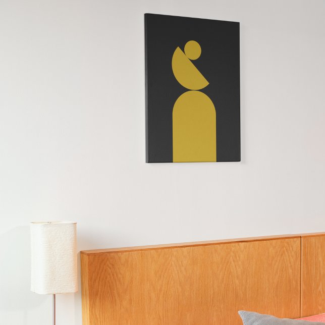 Balanced Mid Century Circle Canvas Print (Creator Uploaded)