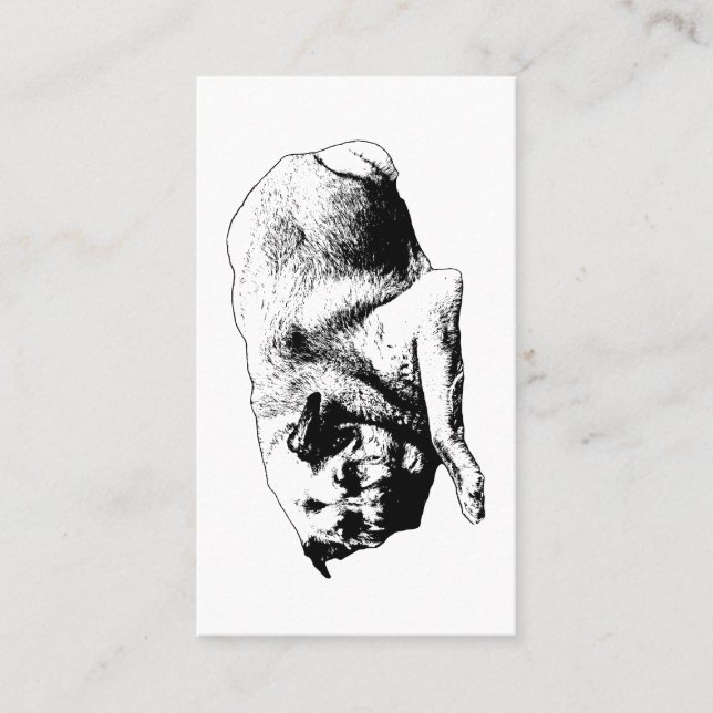 Balanced Mind, Soft Echo Business Card (Front)
