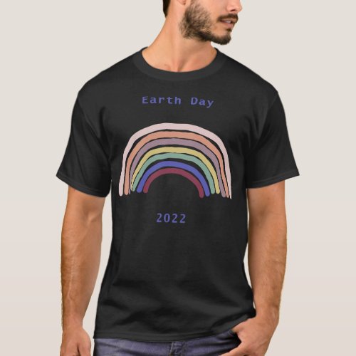 Balanced Rainbow Earth Day 2022 T_Shirt