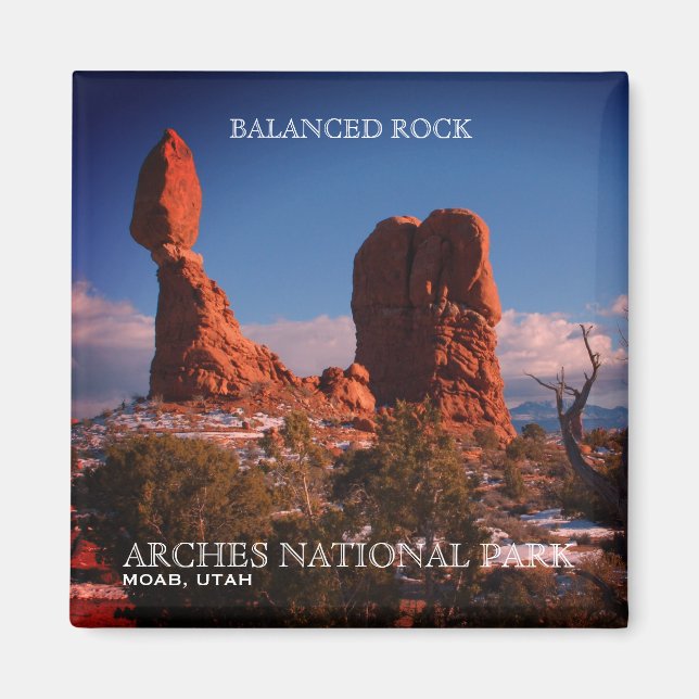 Balanced Rock, Arches National Park, Moab, Utah Magnet (Front)