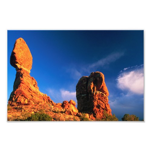 Balanced Rock at Sunset Photo Print