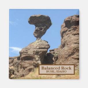 Balanced Rock Buhl Idaho Magnet