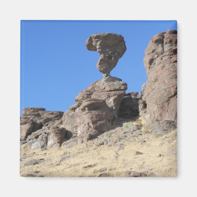 Balanced Rock Idaho Refrigerator Magnet (Front)