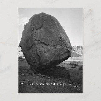 Balanced Rock, Marble Canyon Arizona USA 1965 Postcard