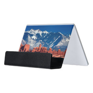 Balanced Rock Trail Desk Business Card Holder