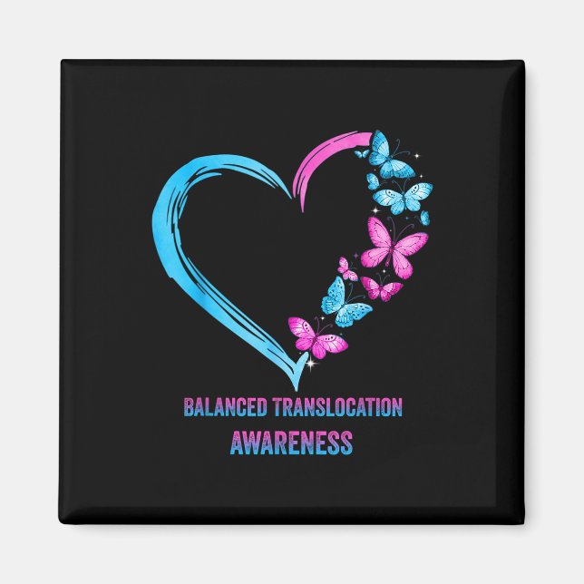 Balanced Translocation Heart Awareness Gifts  Magnet (Front)