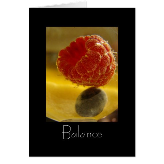 Balancing Act (with poem) Cards (Front)