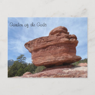 Balancing Rock- Garden of the Gods Postcard