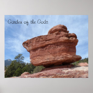 Balancing Rock- Garden of the Gods Poster