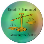 Balancing the Scales Plate (Front)