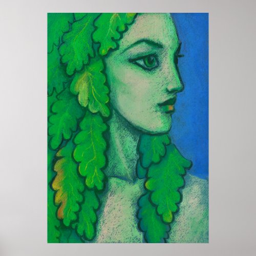 Balanis Dryad Forest Goddess Spirit Fantasy Art Poster