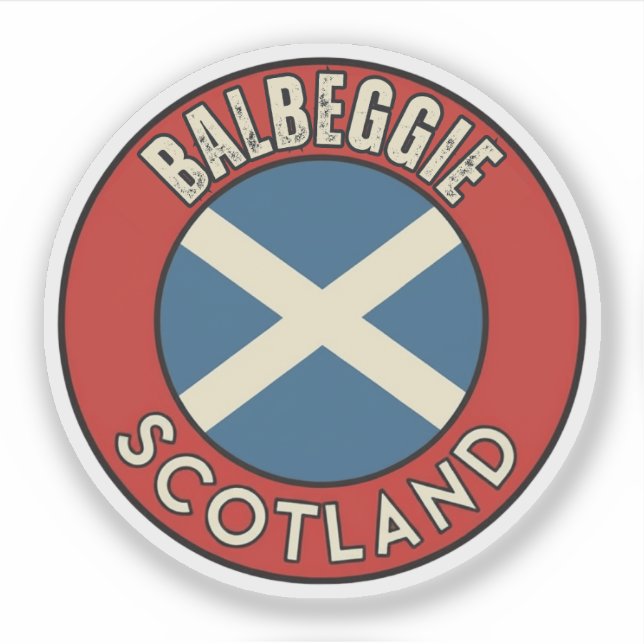 Balbeggie, Scotland Sticker (Front)