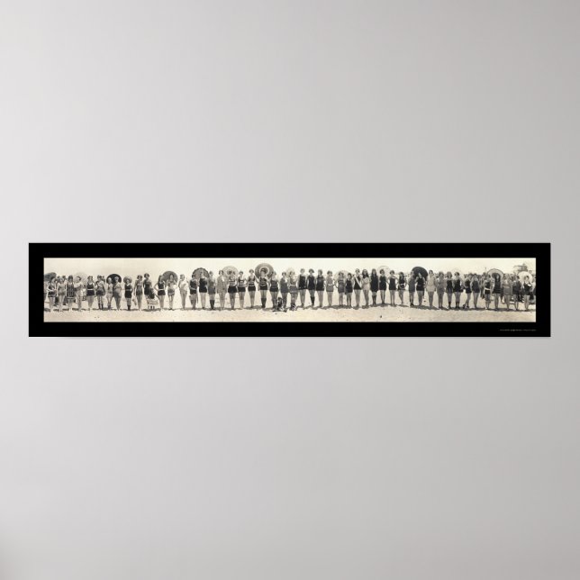 Balboa Beach CA Parade Photo 1925 Poster (Front)