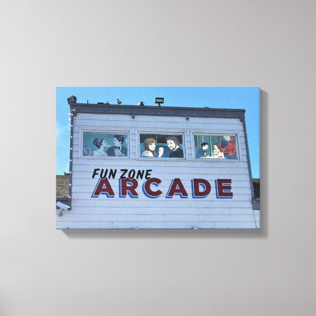 Balboa Fun Zone, Newport Beach, California Canvas Print (Front)