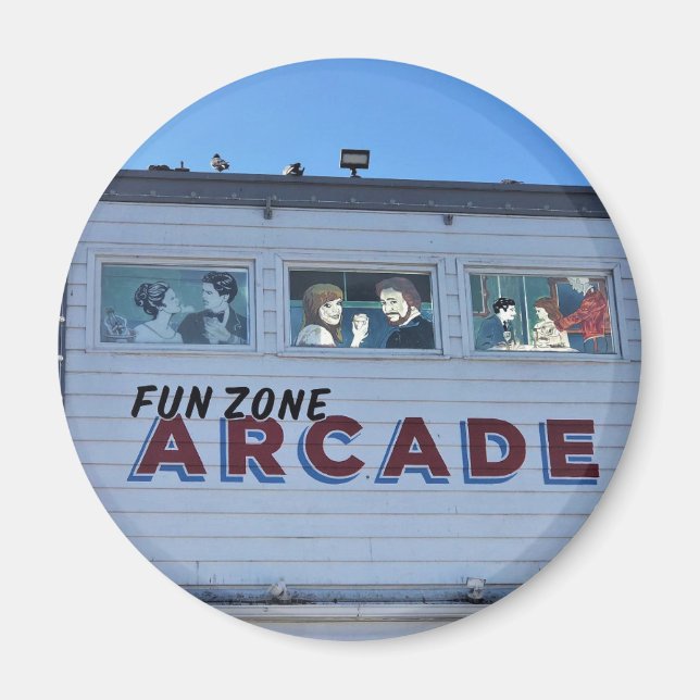 Balboa Fun Zone, Newport Beach, California Magnet (Front)