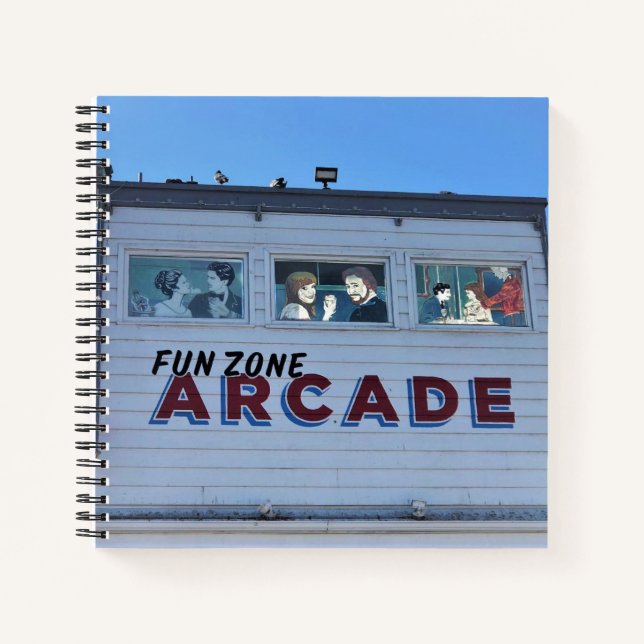 Balboa Fun Zone, Newport Beach, California Notebook (Front)