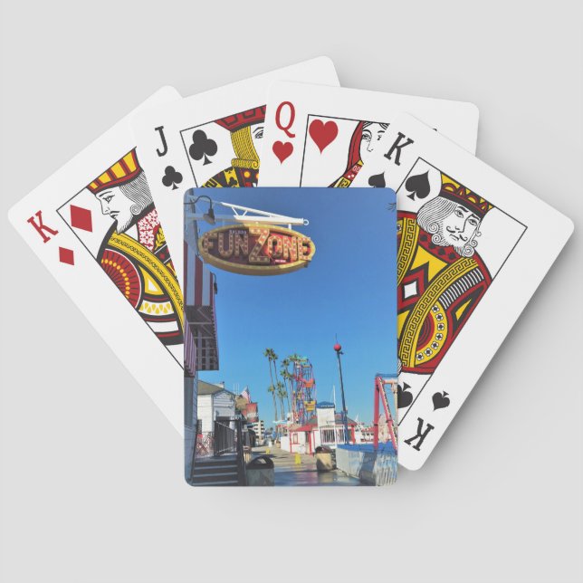 Balboa Fun Zone, Newport Beach, California Poker Cards (Back)