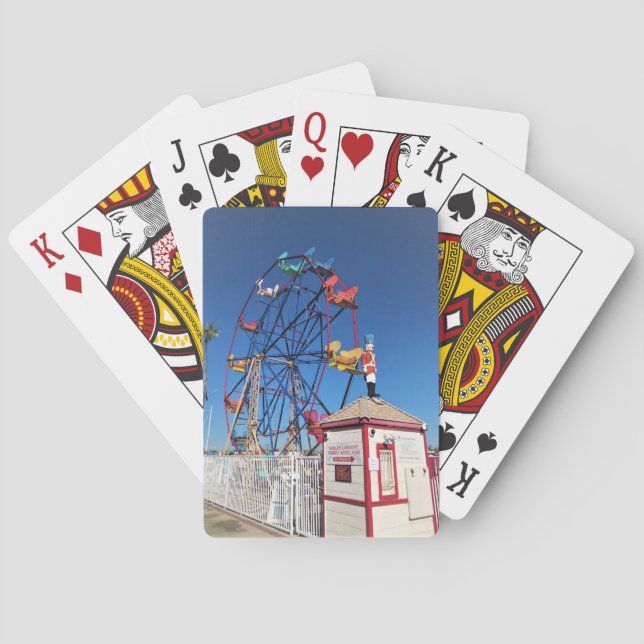 Balboa Fun Zone, Newport Beach, California Poker Cards (Back)