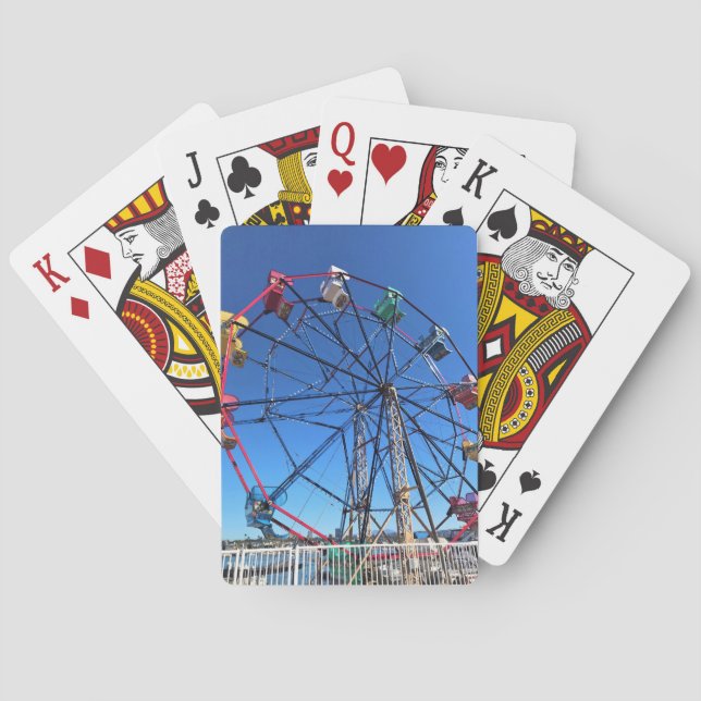 Balboa Fun Zone, Newport Beach, California Poker Cards (Back)