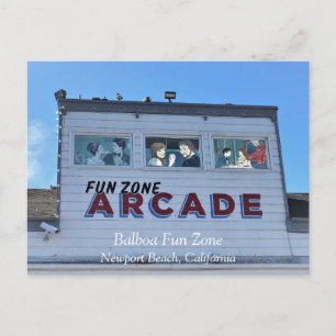 Balboa Fun Zone, Newport Beach, California Postcard