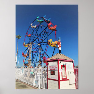 Balboa Fun Zone, Newport Beach, California Poster