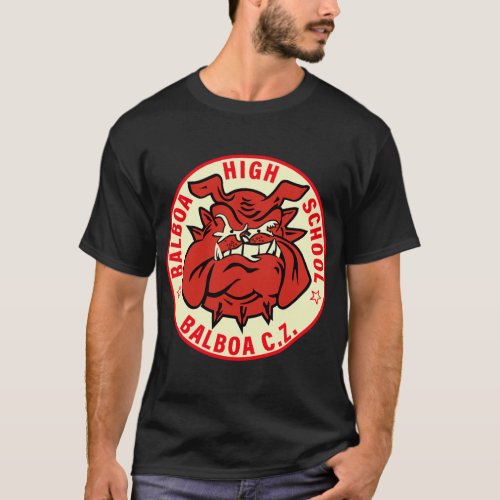 Balboa High School Former Panama Canal Zone Bulldo T_Shirt