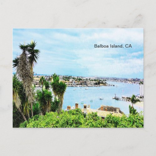 Balboa Island CA Postcard