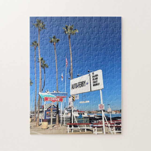 Balboa Island Ferry, Newport Beach, California Jigsaw Puzzle (Vertical)