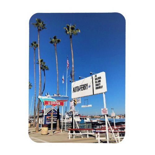 Balboa Island Ferry Newport Beach California Magnet