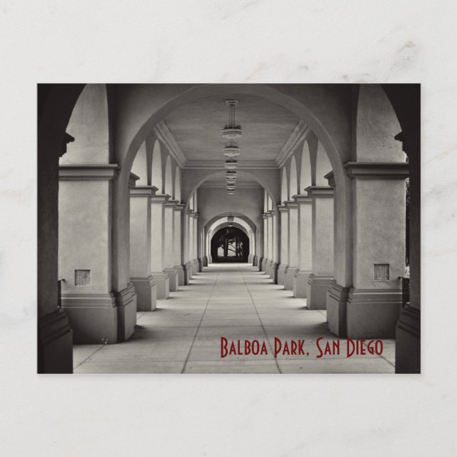 Balboa Park Archways Postcard (Front)