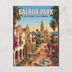 Balboa Park California Postcard
