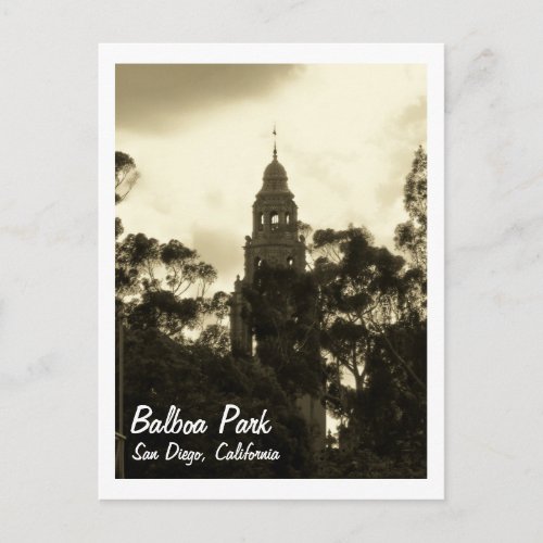 Balboa Park San Diego CA Postcard