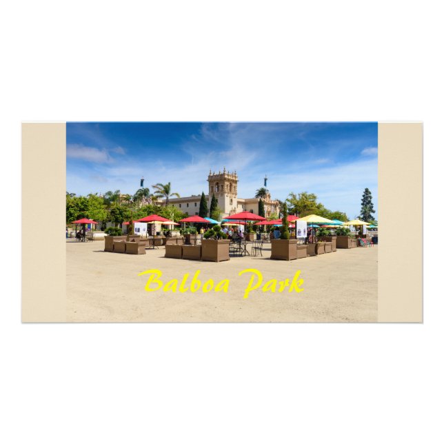 Balboa Park San Diego California Card (Front)