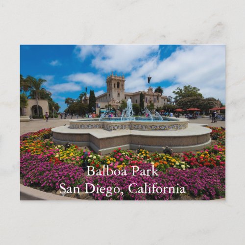 Balboa Park San Diego California Postcard