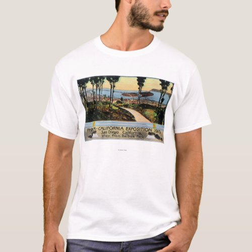 Balboa Park View of City Panama_CA Expo T_Shirt