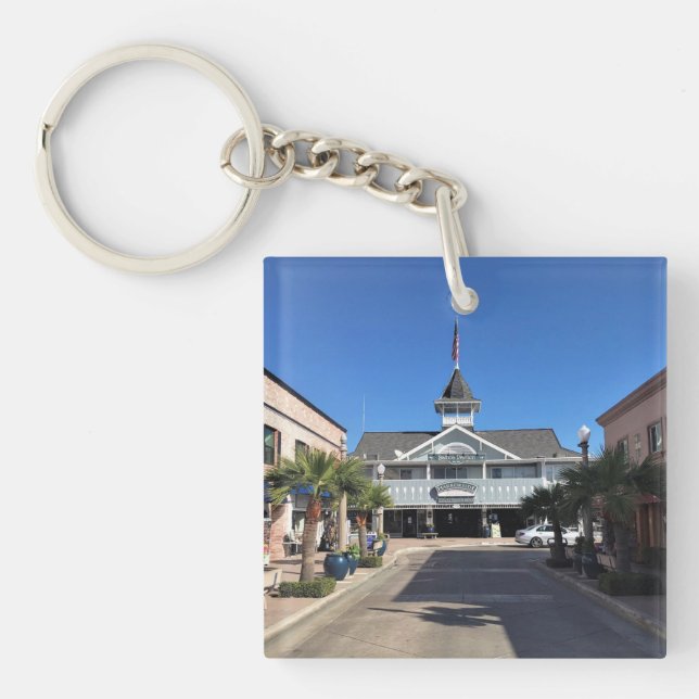 Balboa Pavillion, Newport Beach, California Keychain (Front)