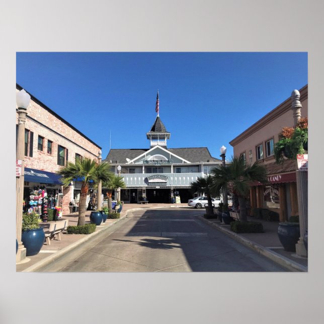Balboa Pavillion, Newport Beach, California Poster (Front)