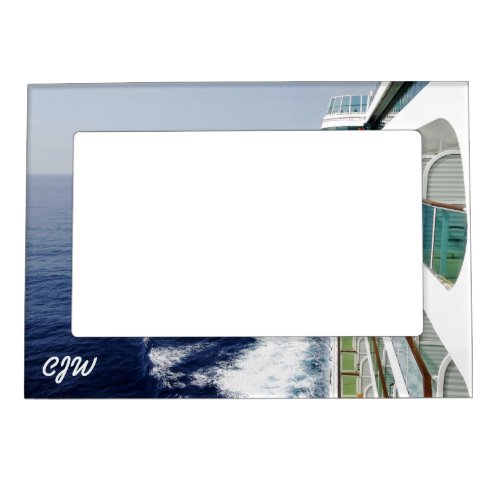 Balcony Row Monogrammed Magnetic Picture Frame