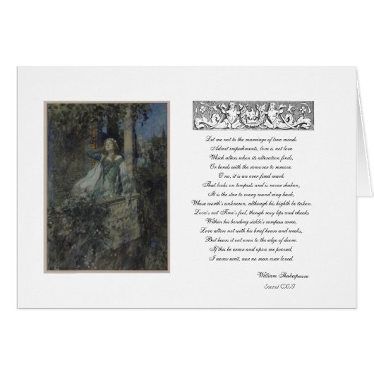 Balcony Scene with Juliet Cards (Front Horizontal)