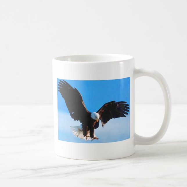 Bald American Eagle Coffee Mug (Right)