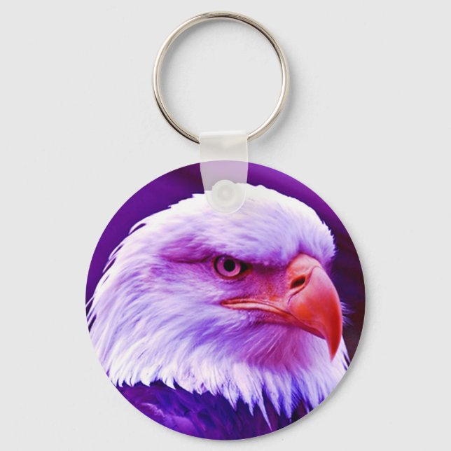 Bald American Eagle Keychain (Front)